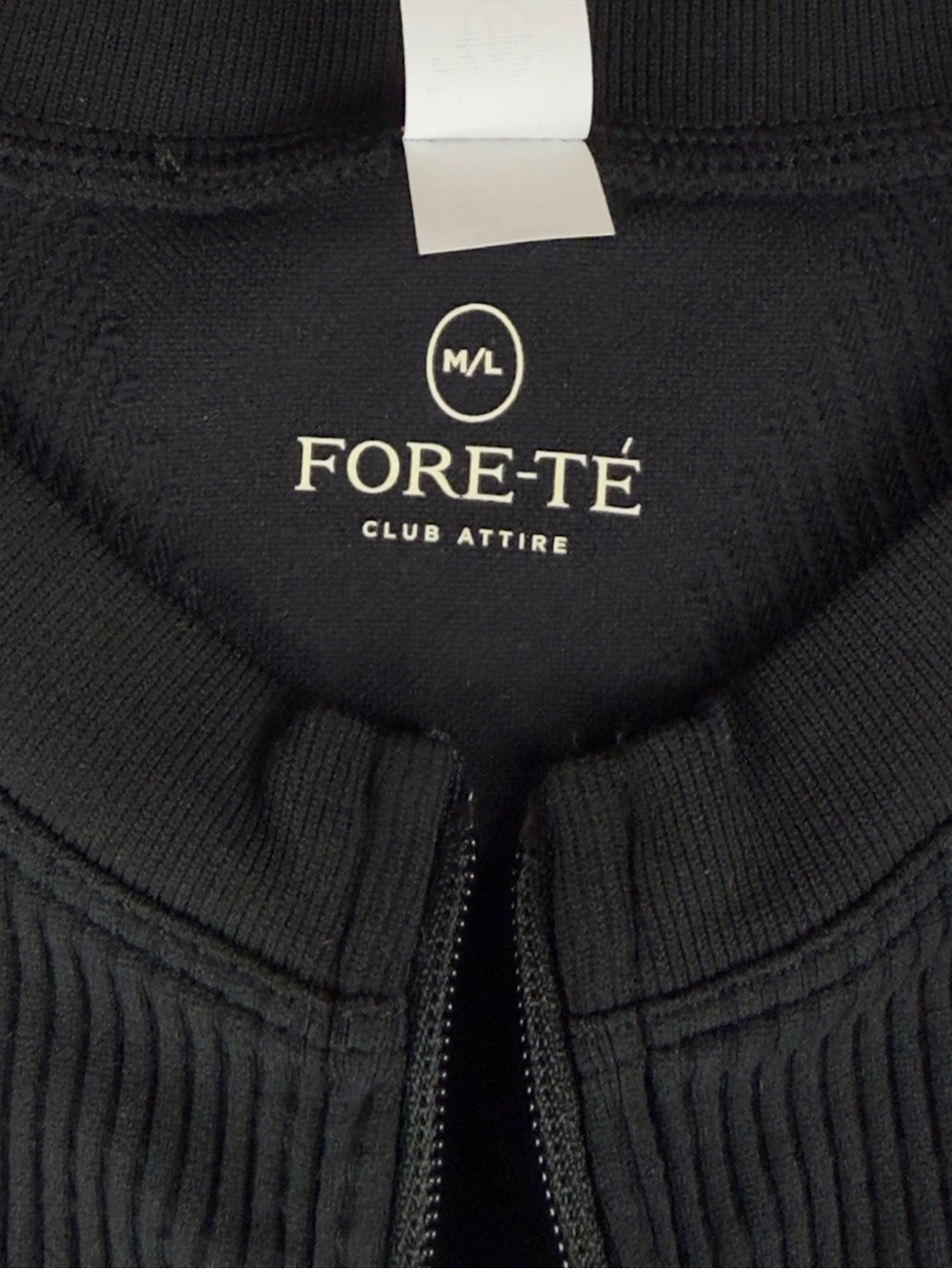 Fore-te Anthropologie Remy Playsuit Romper Black Preppy Athletic Black M/L - Picture 9 of 10